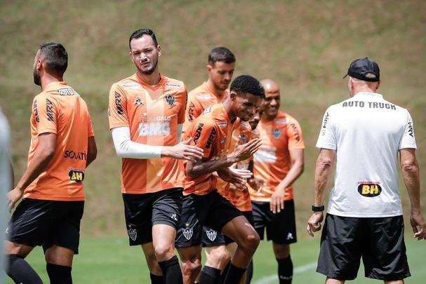 Fotos do último treino do Atlético antes da estreia de Sampaoli