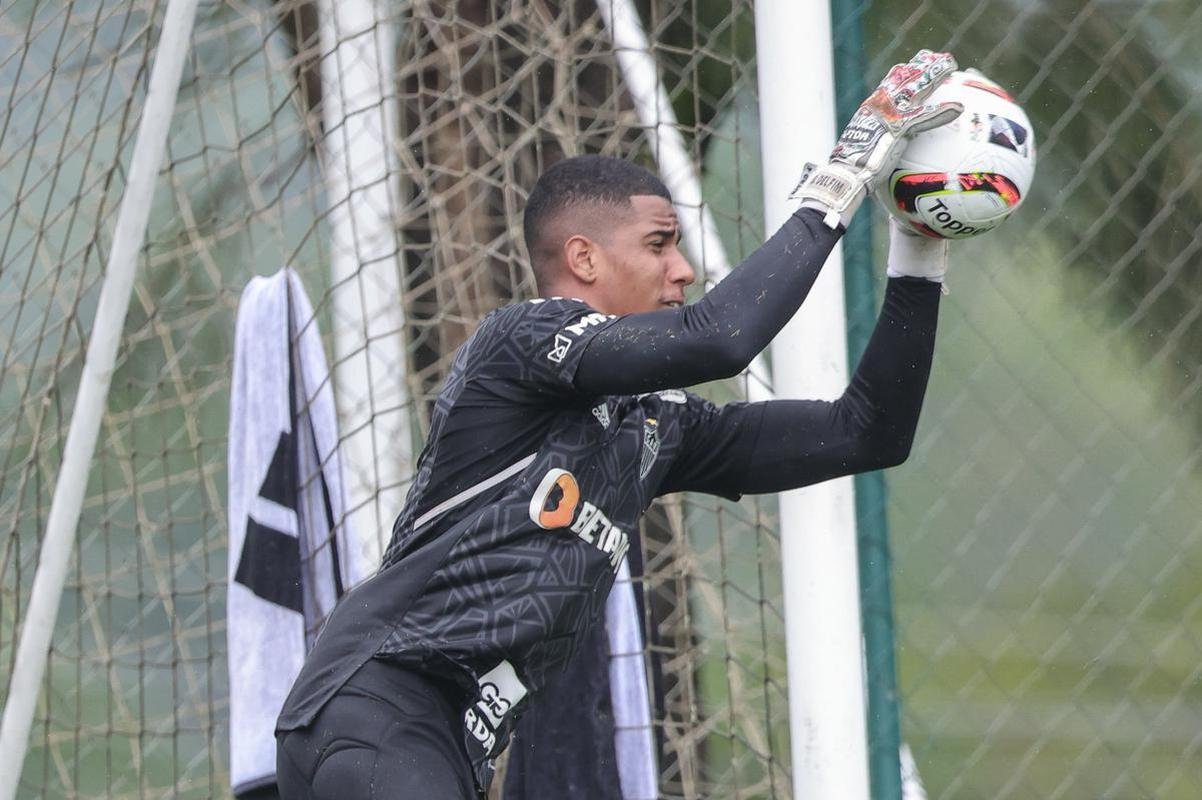 Treino do Atltico na Cidade do Galo, na manh desta tera-feira (24/1).