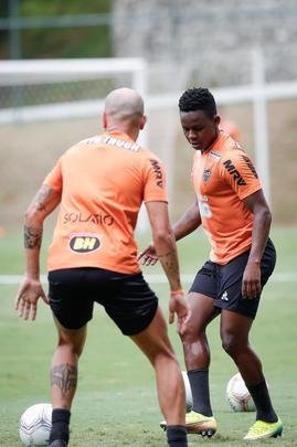 Fotos do último treino do Atlético antes da estreia de Sampaoli