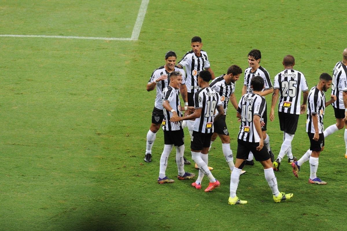 Fotos da estreia do atacante Hulk pelo Atltico, na partida contra o Uberlndia, no Mineiro, pela terceira rodada do Campeonato Mineiro de 2021