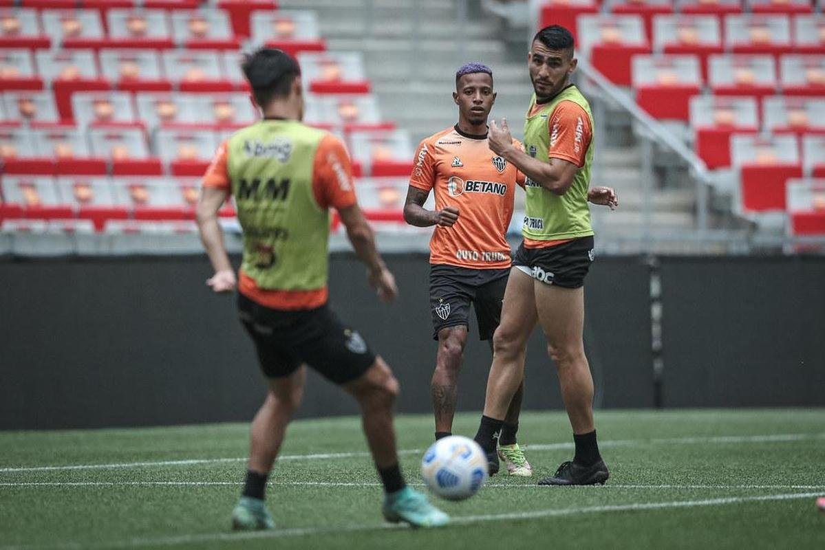Fotos do ltimo treino do Atltico antes da deciso da Copa do Brasil