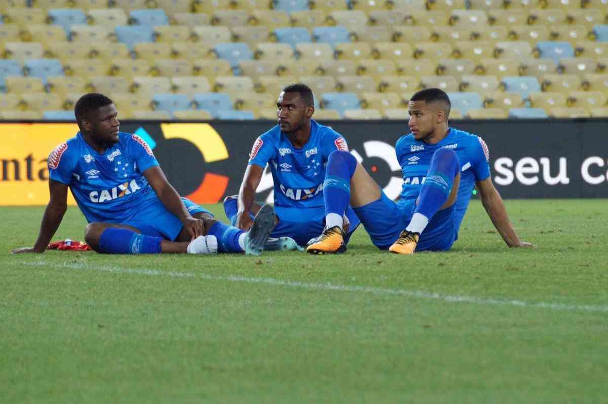 Fotos do treino do Cruzeiro no Maracan antes de jogo de ida da final da Copa do Brasil