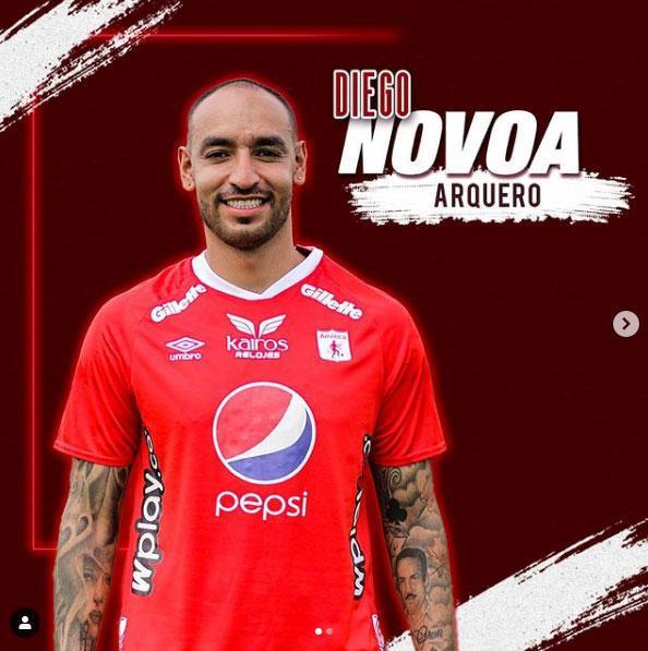 Diego Novoa, goleiro (América de Cali, da Colômbia)