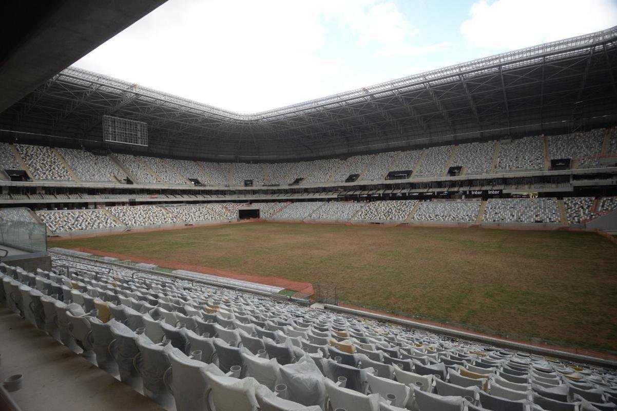 Praticamente todas as cadeiras da Arena MRV j foram instaladas