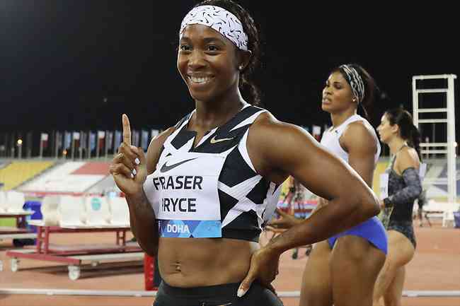 Shelly-Ann Fraser-Pryce, estrela do atletismo mundial e jamaicano, buscar o tricampeonato olmpico