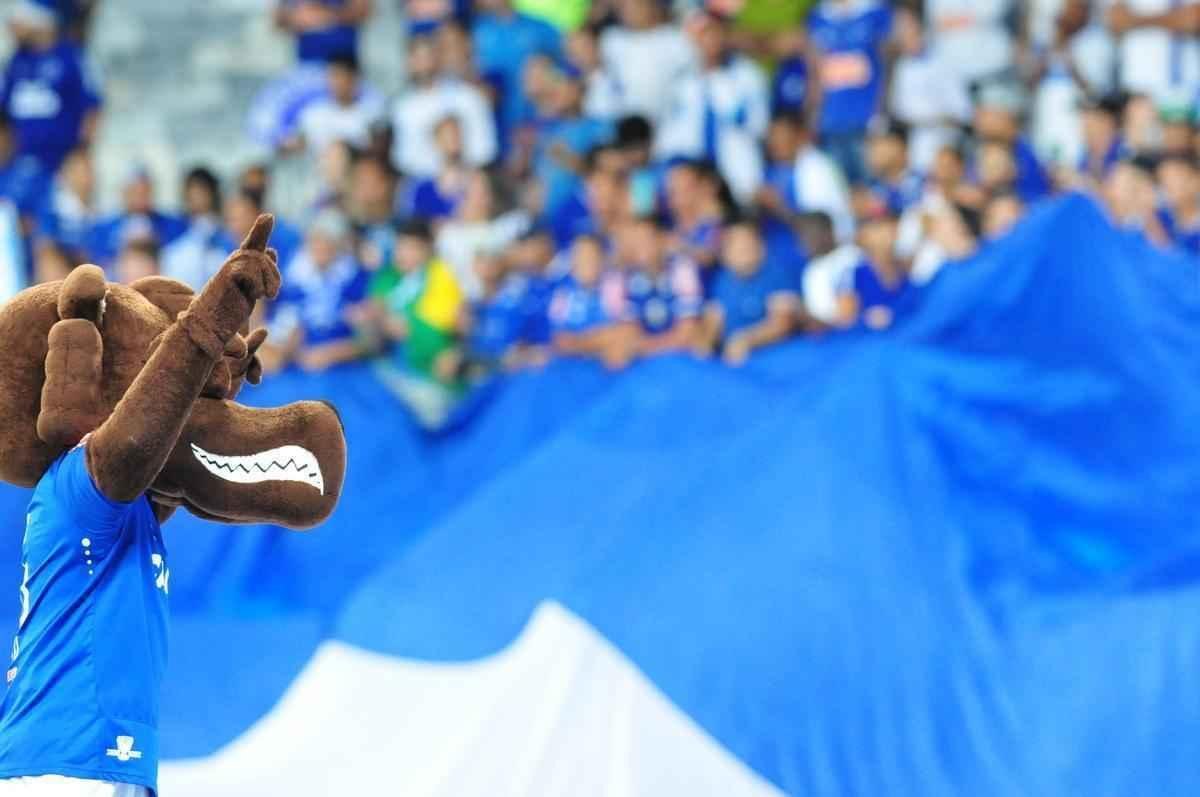 Imagens da torcida do Cruzeiro em jogo contra o So Paulo, pela Copa do Brasil, no Mineiro