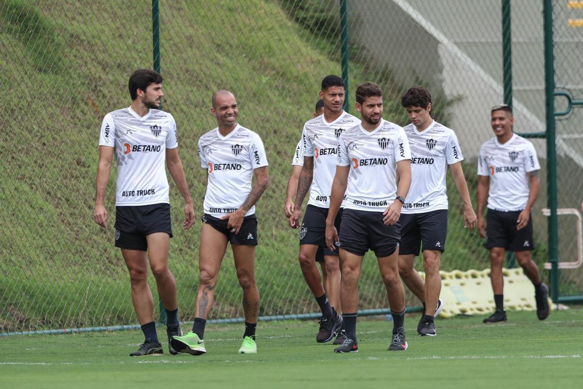 Treino do Atltico nesta tera-feira, 9 de maro de 2021