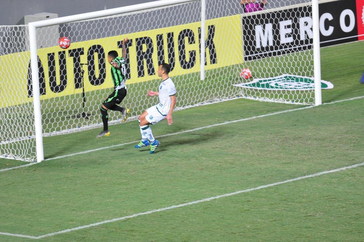 Amrica venceu a Caldense, com gols de Matheusinho e Joo Paulo, e avanou