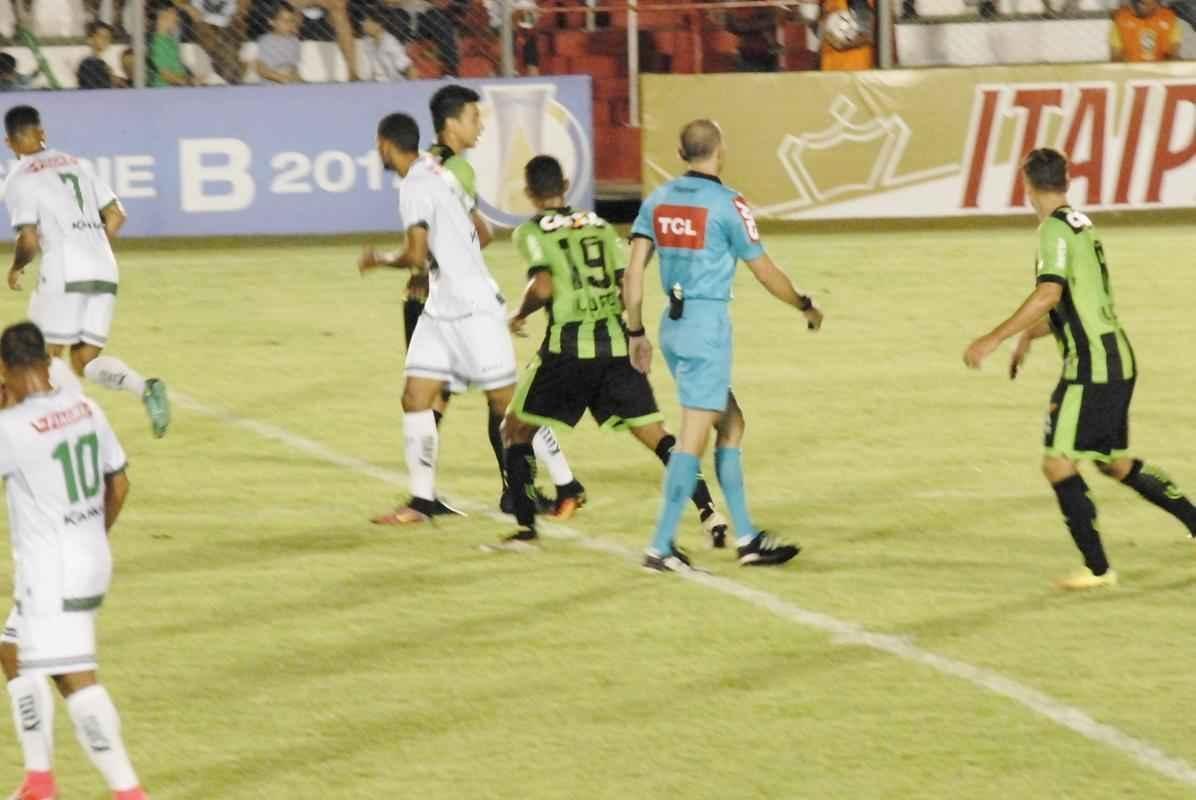 Amrica goleou Luverdense no Passo das Emas com gols de Renan Oliveira, Luan e Neto Moura