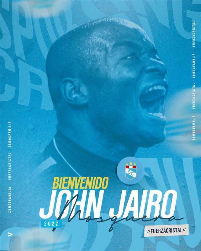 John Mosquera, atacante (Sporting Cristal-PER)