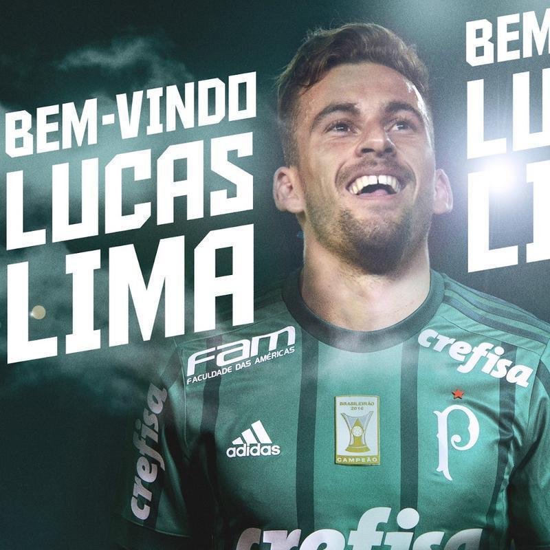 Principal reforo do Palmeiras para 2018, o meia Lucas Lima espera reviver seus melhores dias no alviverde