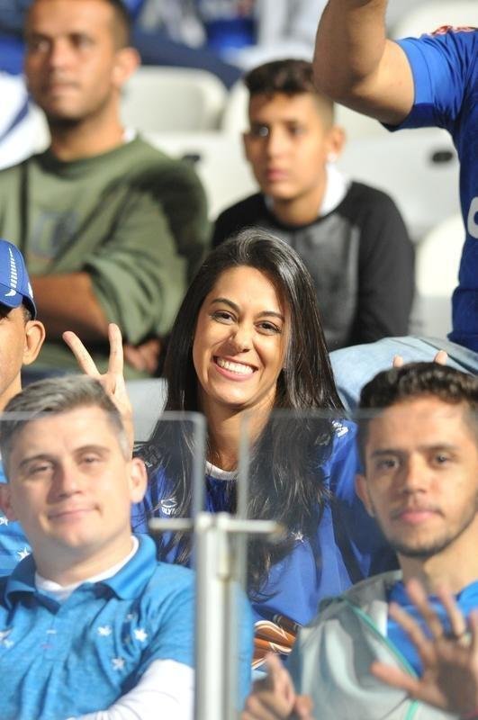 Torcida do Cruzeiro no duelo desta tera, no Mineiro, contra o Racing, pela Libertadores