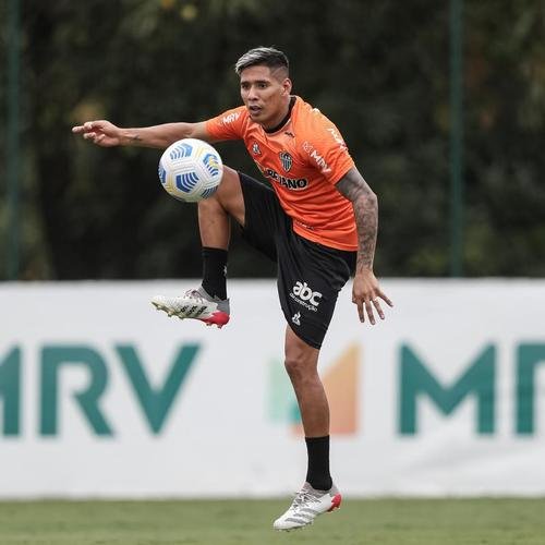 Fotos do treino do Atlético neste domingo, 14/11/2021