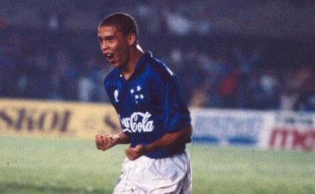 Contando amistosos, o Fenmeno marcou 56 gols em 58 partidas pelo Cruzeiro, de 1993 a 1994