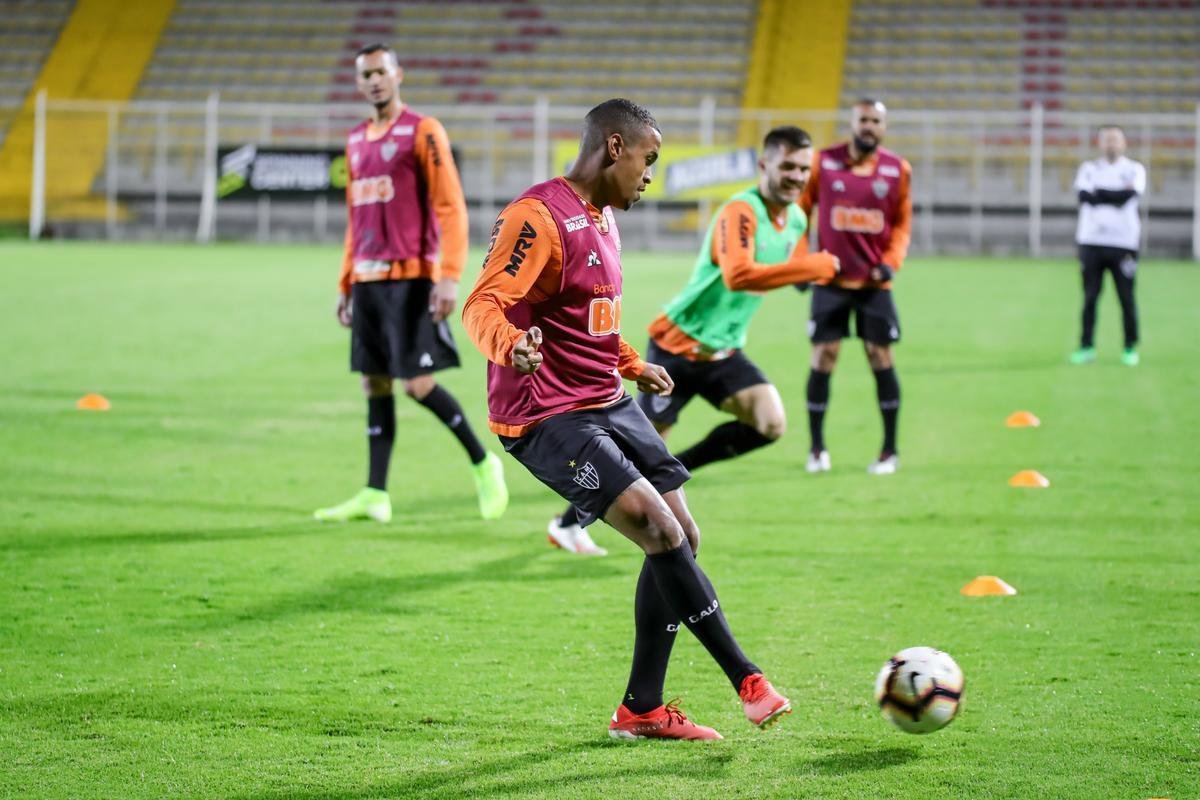 Atltico treinou na noite desta segunda-feira, vspera de jogo contra La Equidad-COL