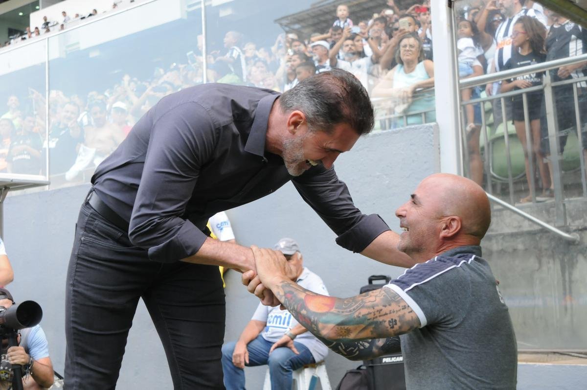 Atltico bateu o Santos na estreia de Vagner Mancini em Belo Horizonte