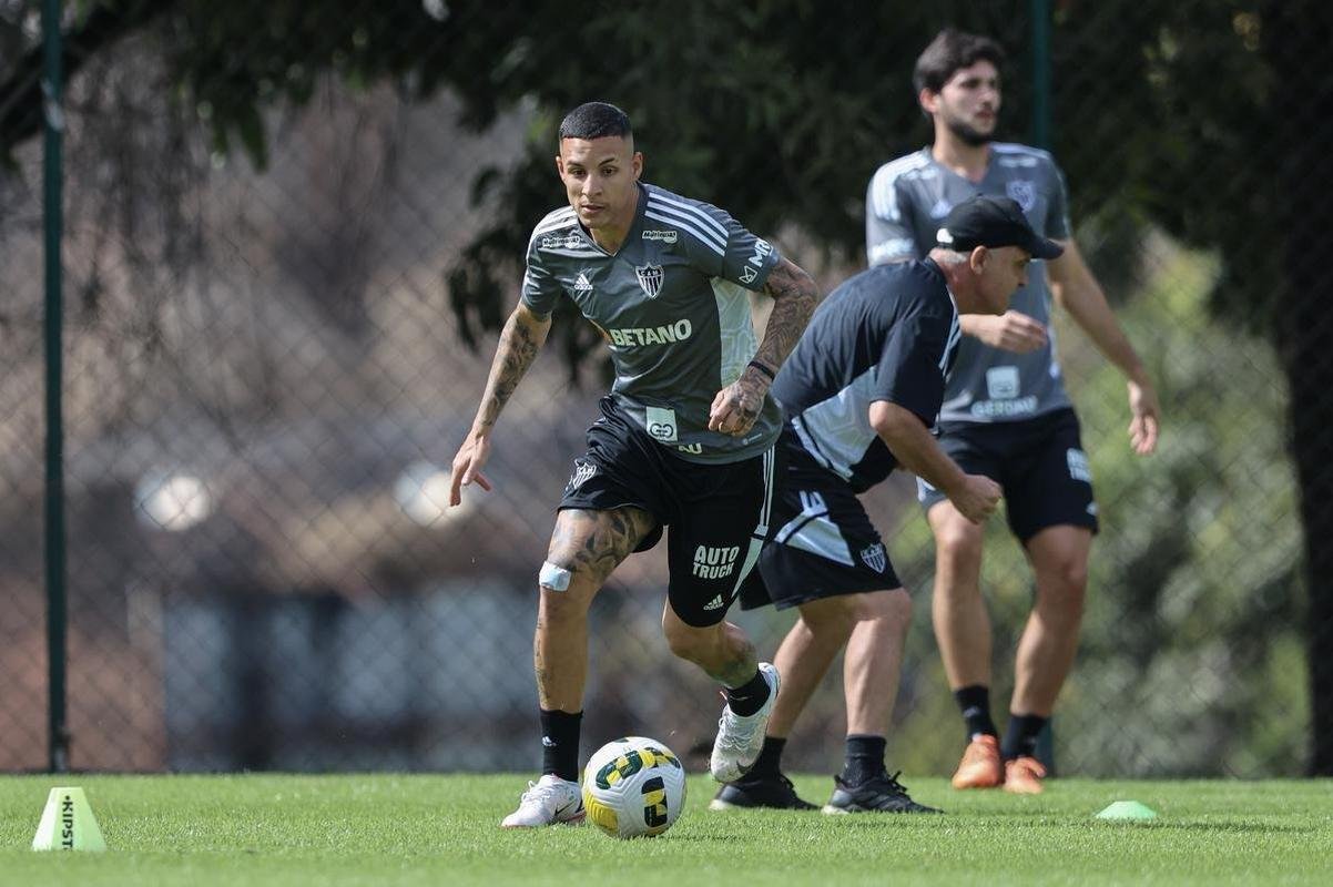 Fotos do ltimo treino do Atltico antes do jogo contra o Botafogo