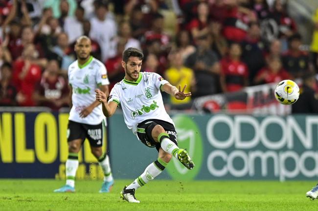 América foi derrotado pelo Flamengo por 3 a 0, no Maracanã