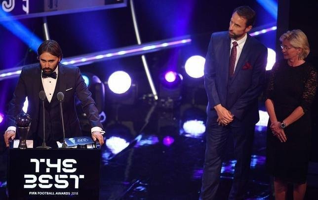 Melhor tcnico de futebol feminino - Reynald Pedros, tcnico da Seleo Francesa,  eleito o melhor da temporada.
