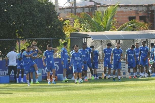 Fotos do treino do Cruzeiro desta quarta-feira, 2 de outubro, na Toca da Raposa II