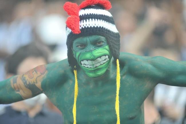 Fotos das torcidas de Amrica e Atltico, no Independncia, em BH, em clssico vlido pela sexta rodada do Campeonato Mineiro