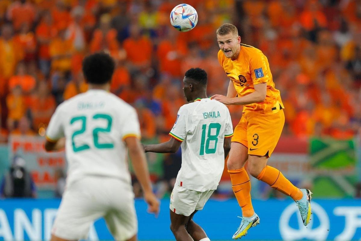 Fotos do jogo entre Senegal e Holanda no Estdio Al Thumama, pelo Grupo A da Copa do Mundo, no Catar
