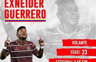 Exneider Guerrero, meia (Independiente Santa Fe, da Colmbia)
