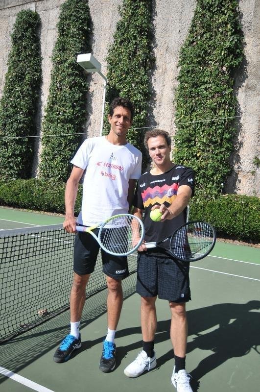 Marcelo Melo e Bruno Soares se preparam para o Torneio Olmpico, que comea em 24 de julho