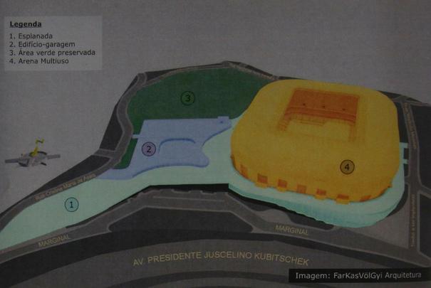Imagens do projeto da Arena MRV, o estádio do Atlético, apresentadas à PBH e ao estado