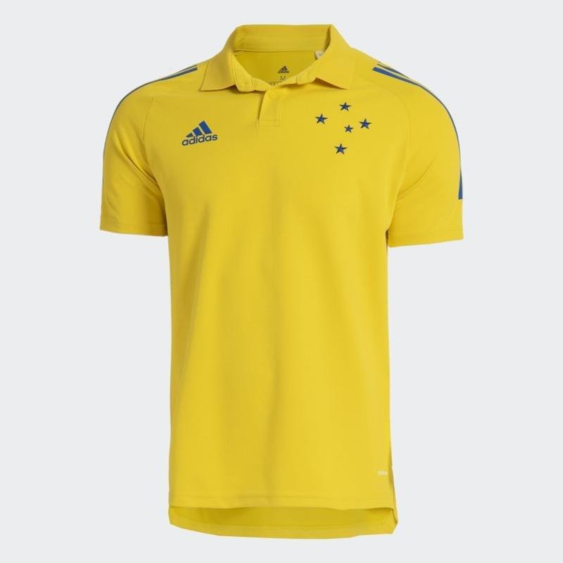 Camisa polo do Cruzeiro na cor amarela