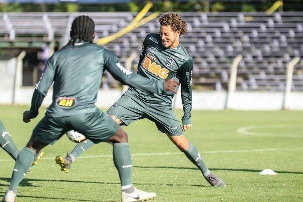 Veja fotos do ltimo treino do Atltico antes do jogo contra o Nacional-URU