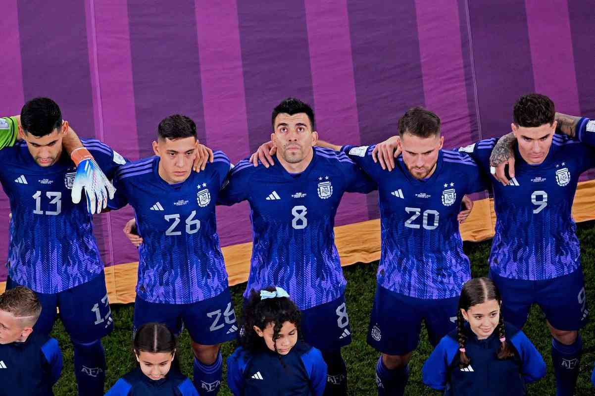 Fotos do jogo entre Polnia e Argentina no Estdio 974, em Doha, pela terceira rodada do Grupo C da Copa do Mundo, no Catar