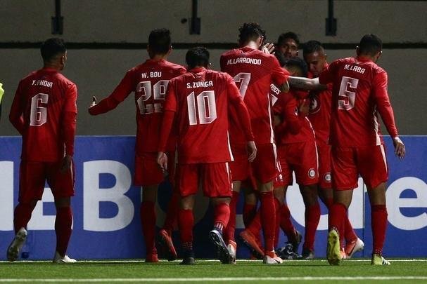 Confira fotos da partida disputada no Chile, pela Copa Sul-Americana