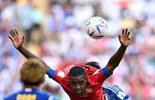 Japo e Costa Rica se enfrentaram no Ahmad Bin Ali Stadium, em Al-Rayyan