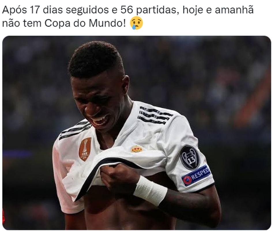 Internet cria memes para brincar com a ausncia de jogos da Copa do Mundo nesta quarta-feira (7/12)