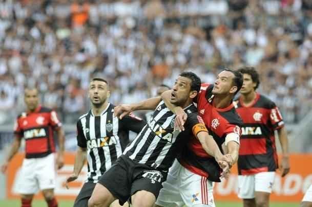 Fotos do jogo entre Atltico e Flamengo no Mineiro