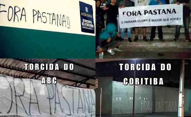 Torcida do Cruzeiro relembrou protestos de torcidas contra Pastana