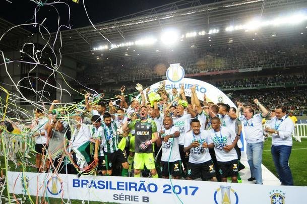 Festa do Amrica e da torcida no Independncia com o bi da Srie B em 2017