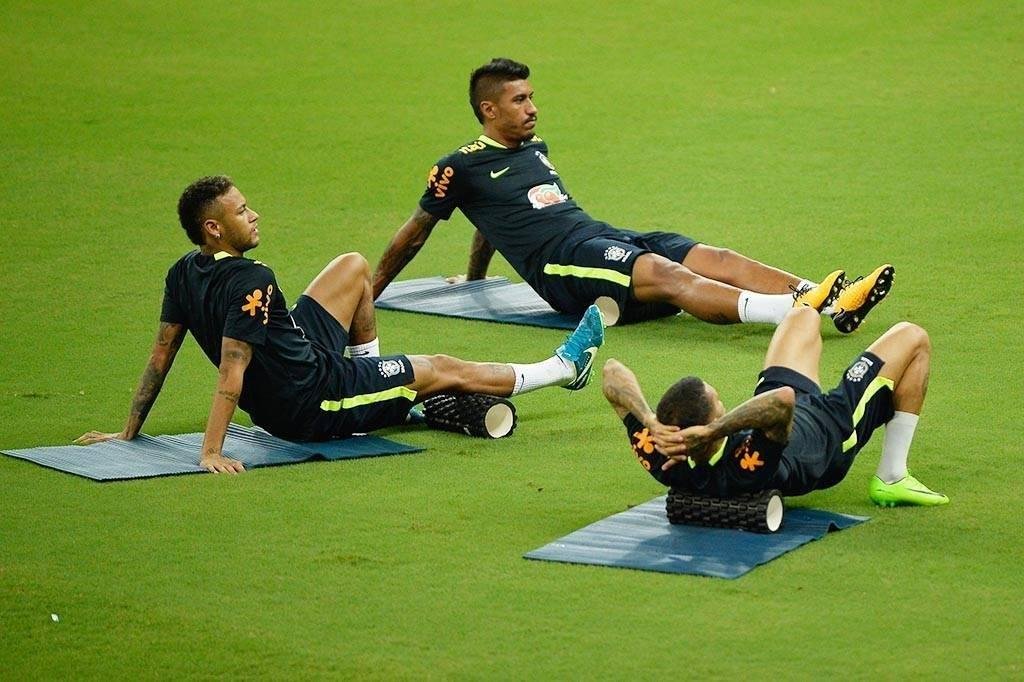 Seleo Brasileira treinou na Arena Amaznia, em Manaus