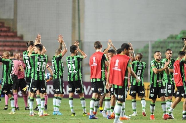 Torcida do Amrica na partida contra o Barcelona de Guayaquil pela Copa Libertadores, no Independncia