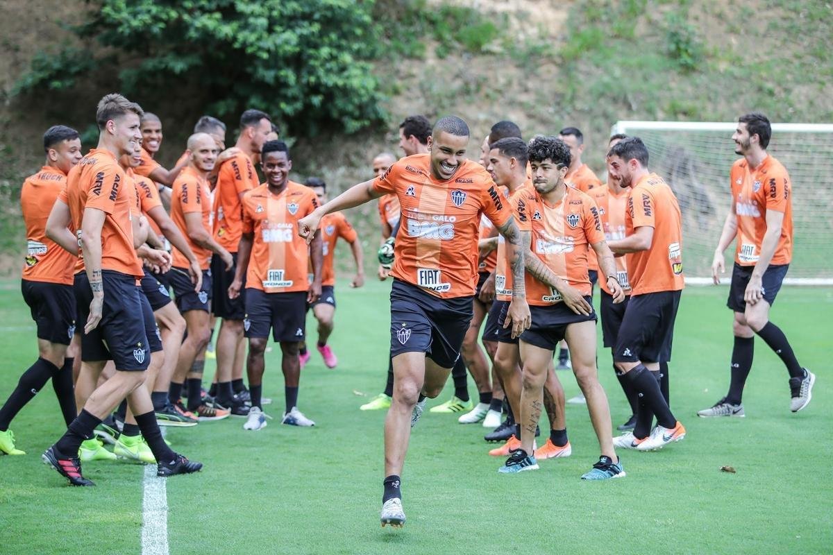 Veja fotos do jogo-treino do Atltico com o time sub-20